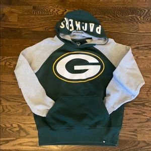 '47 GB Packers Green and Grey Hooded sweatshirt